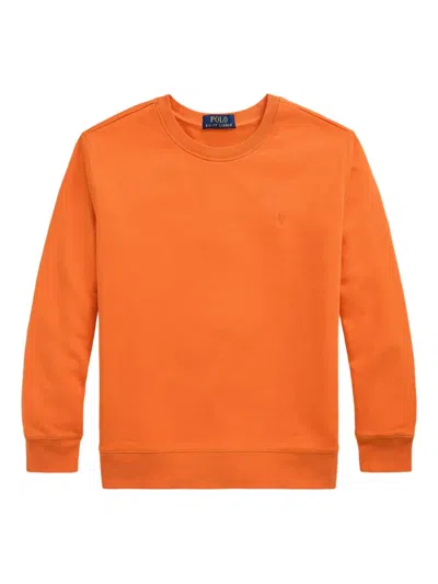 Polo Ralph Lauren Toddler And Little Boys French Terry Sweatshirt In Orange