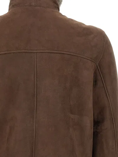 Volfagli Shearling-collar Zip-front Jacket