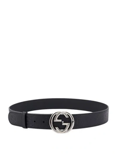 Gucci Grainy Leather Belt