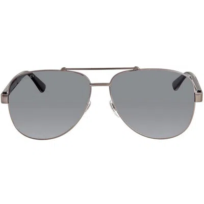 Gucci Round-frame Sunglasses In Gray