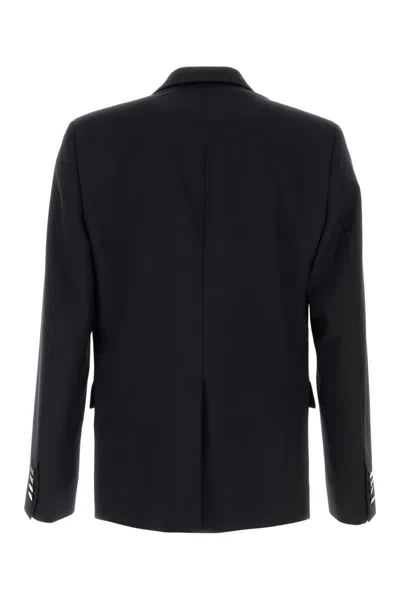 Gucci Giacca In Lana Blu Notte Uomo