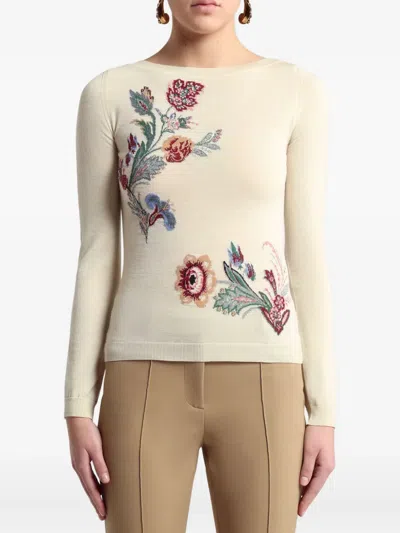 Etro Wool-blend Jacquard Sweater