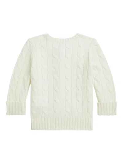 Polo Ralph Lauren Cashmere Cardigan In White