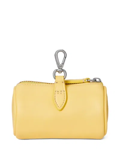 Polo Ralph Lauren Polo Bear-print Zip-around Wallet In Yellow