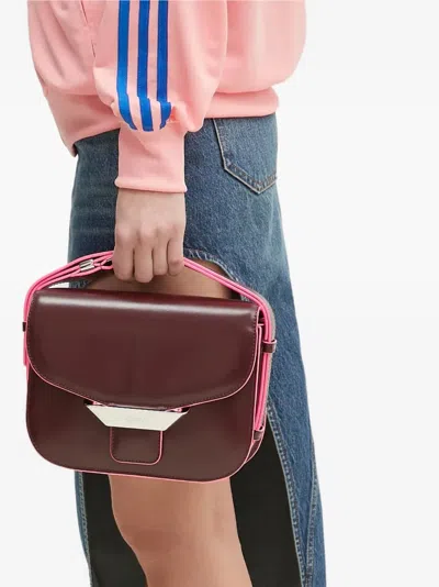 Kenzo Ribbon Crossbody Bag In Red