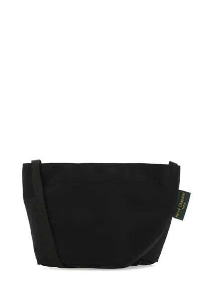 Herve Chapelier Hervé Chapelier Black Canvas Crossbody Bag