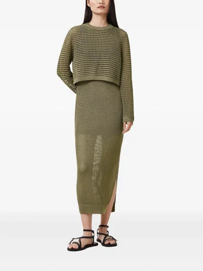 Allsaints Open-knit Midi Dress