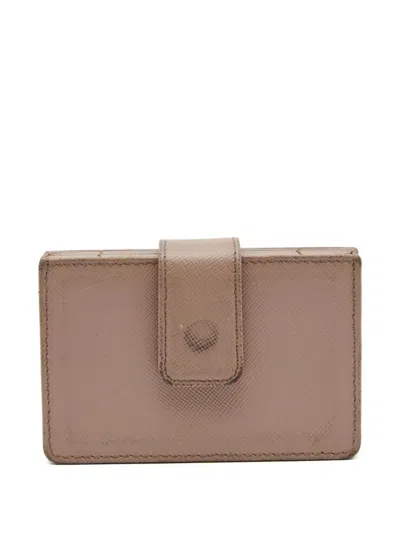 Pre-owned Prada Saffiano Leather Wallet