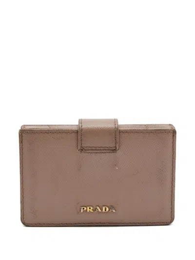Pre-owned Prada Saffiano Leather Wallet