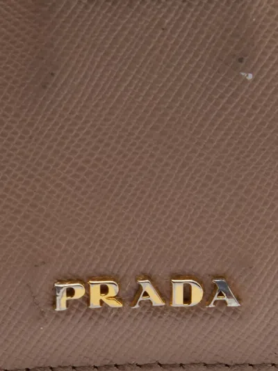 Pre-owned Prada Saffiano Leather Wallet