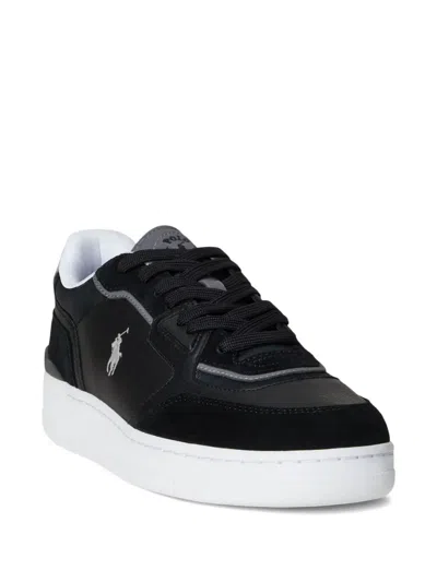 Polo Ralph Lauren Polo Pony Sneakers In Black