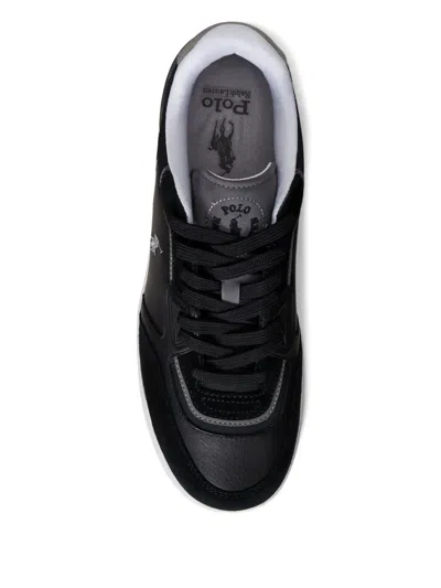 Polo Ralph Lauren Polo Pony Sneakers In Black