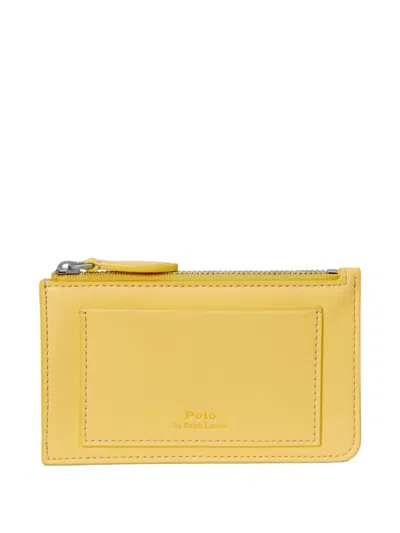 Polo Ralph Lauren Bear-print Cardholder In Yellow