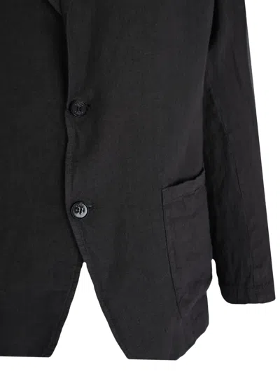 Altea Linen Blazer In Black