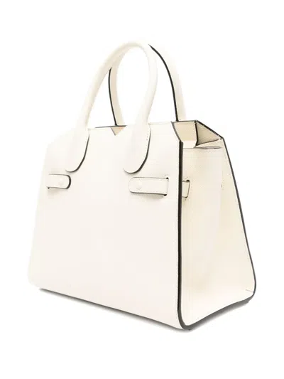 Valextra Milano Mini Bag In Neutral