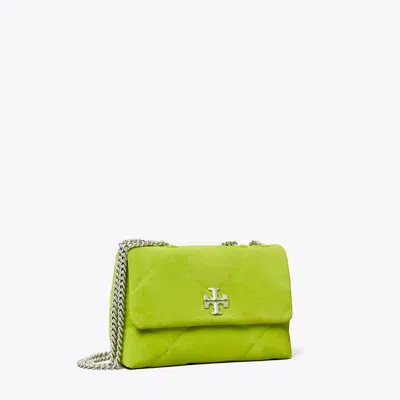 Tory Burch Small Kira Diamond Quilt Suede Shoulder Bag