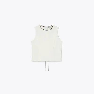 Tory Burch Viscose Linen Shell Top