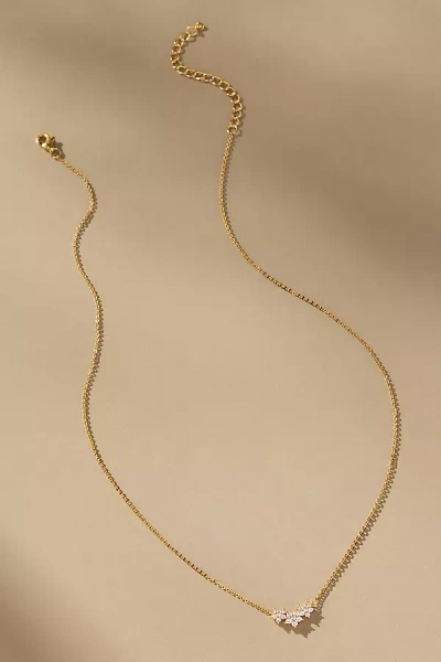 By Anthropologie Triple Floral Cluster Necklace