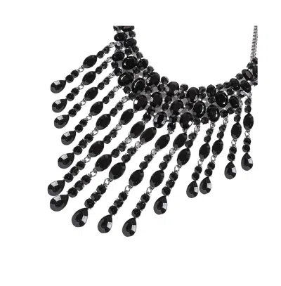 Sohi Maxi Crystal-drop Statement Necklace