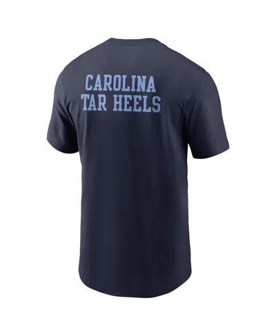 Jordan North Carolina 2-hit Stacked Nike Men's College T-shirt In Blue