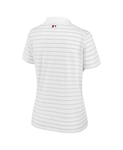 Nike Women's White Los Angeles Angels Authentic Collection Victory Performance Polo Shirt