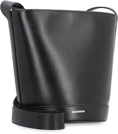 Jil Sander Bucket Shape Shoulder Bag With Adjustable Strap