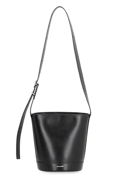 Jil Sander Bucket Shape Shoulder Bag With Adjustable Strap