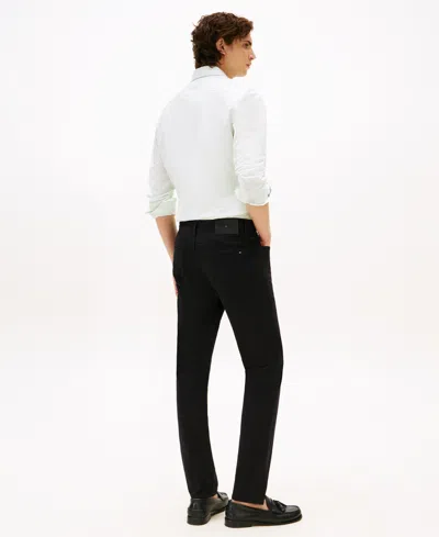 Tommy Hilfiger Men's Slim-straight Denton Jeans In Black