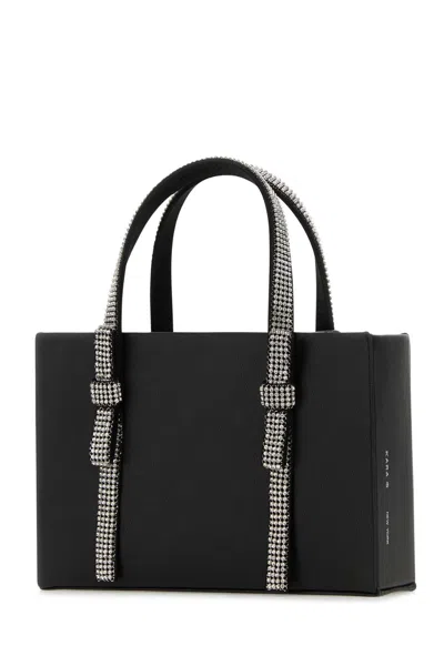 Kara Structured Leather Tote With Embellished Jewel Handles