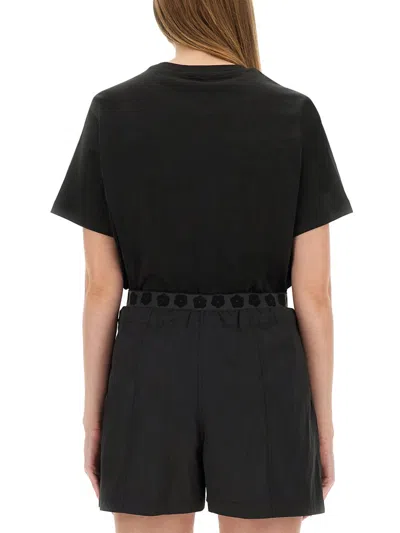 Kenzo Black Cotton T-shirts In Black