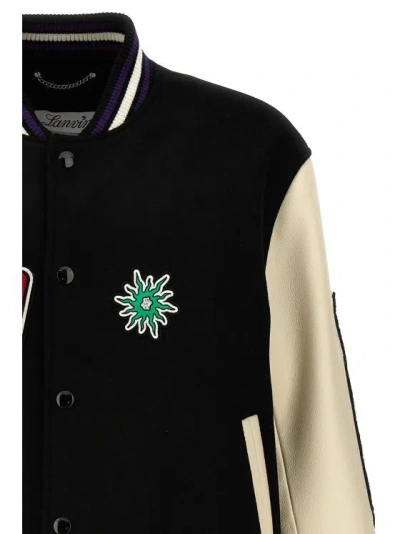 Lanvin Varsity Jacket In Black