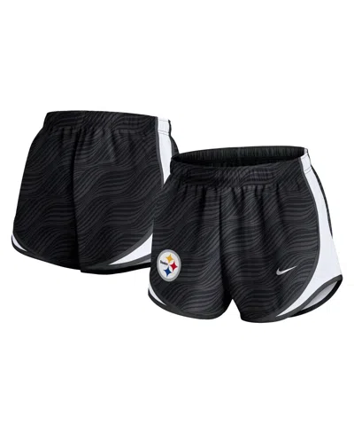 Nike Women's Anthracite Pittsburgh Steelers Tempo Performance Shorts