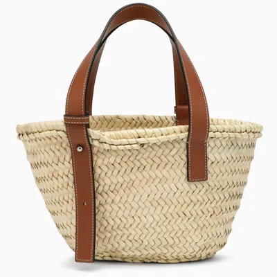 Loewe Natural Straw And Leather Bag