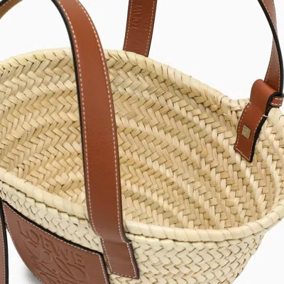 Loewe Natural Straw And Leather Bag