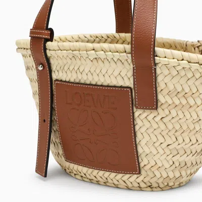 Loewe Natural Straw And Leather Bag