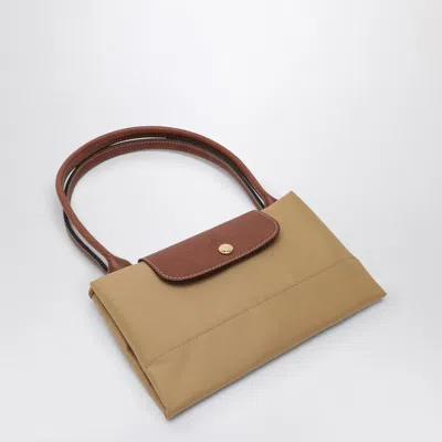 Longchamp Original L Bag With Front Pocket And Leather Trim