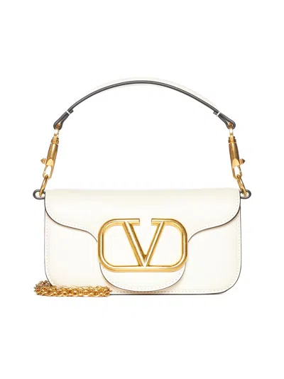 Valentino Ivory Locò Small Shoulder Bag