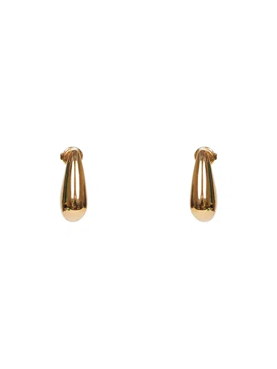 Bottega Veneta Sterling Silver Mini Fin Earrings