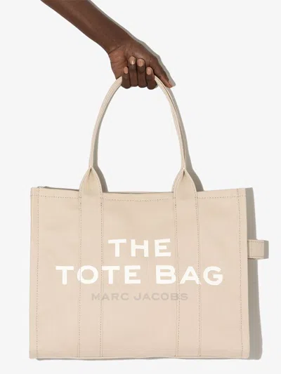 Marc Jacobs Tote The Large Beige Logo