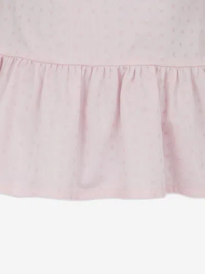 Emporio Armani Baby Girls Cotton Logo Dress In Pink