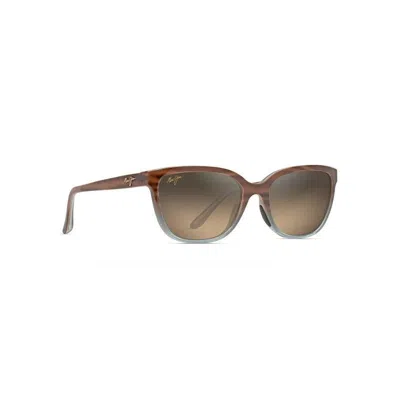 Maui Jim Honi Polarized Cat-eye Sunglasses In Brown