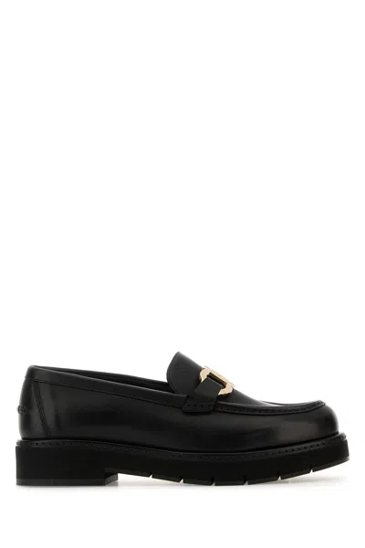 Ferragamo Maryan Chunky Sole Loafers With Gold-tone Hardware