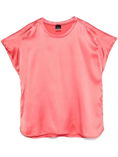 Pinko Coral Silk 'frida' Blouse