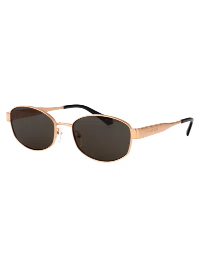 Michael Kors Rose Gold Metal Sunglasses
