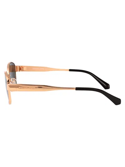 Michael Kors Rose Gold Metal Sunglasses