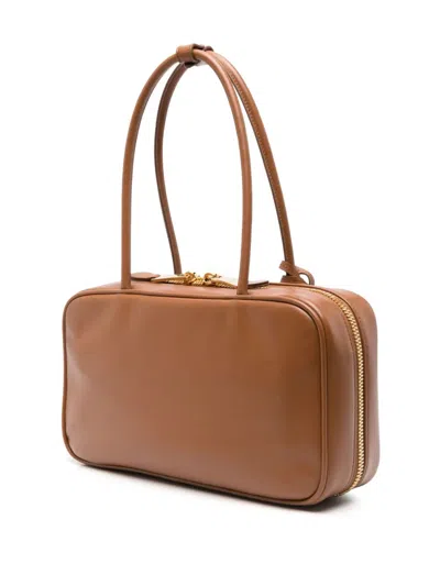 Miu Miu Beau Medium Leather Bag In Brown