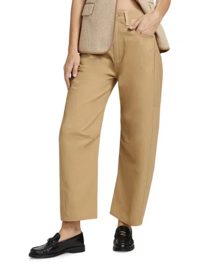 Rag & Bone Women's Charlie Cotton Barrel-leg Pants