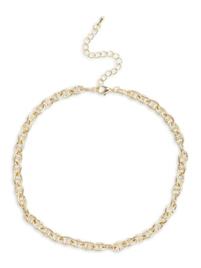 Eye Candy La Women's Luxe 24k Goldplated Chain-link Necklace