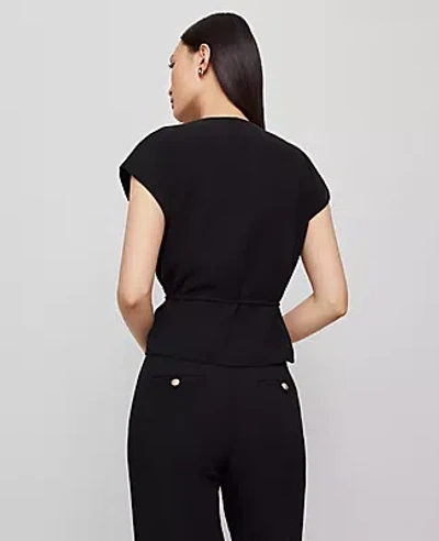 Ann Taylor Wrap Tie Waist Blouse