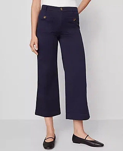 Ann Taylor Weekend Collection Sateen Patch Pocket Pant